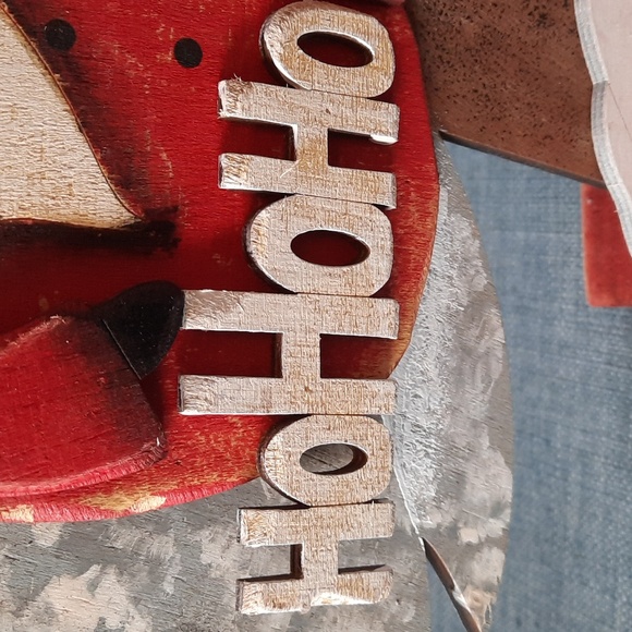 Winter Santa Cardinal Holiday Tree Christmas Wood Decoration Mantle Shelf Sitter - Picture 6 of 7